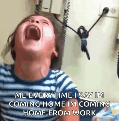 Boy Screaming Saying Im Coming Home