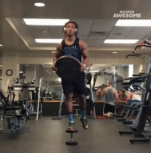 Boy Single Leg Deadlift Knee Press GIF