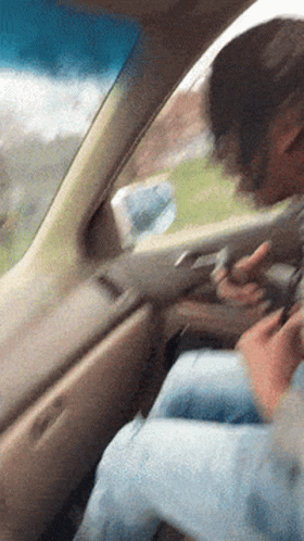 Boy Vibing On The Car Meme GIF