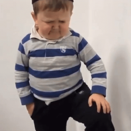 Boy Wearing Striped Shirt Saying VMC 76 GIF