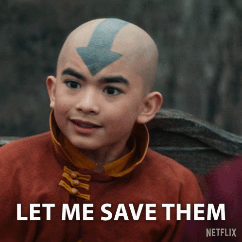 Boy With Arrow On Head Saying Let Me Save Them GIF