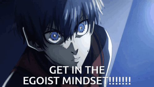 Boy With Blue Eyes Get In The Egoist Mindset