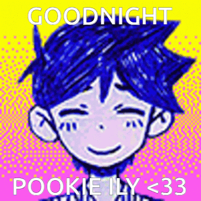 Boy With Blue Hair Goodnight Pookie Illy < 33