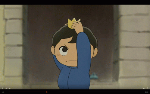 Boy With Crown Playing GIF