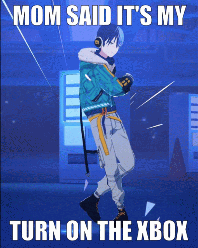 Boy With Headphones Mom Said It's My Turn On The Xbox GIF
