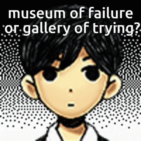 Boy With Museum Of Failure Or Gallery Of Trying GIF