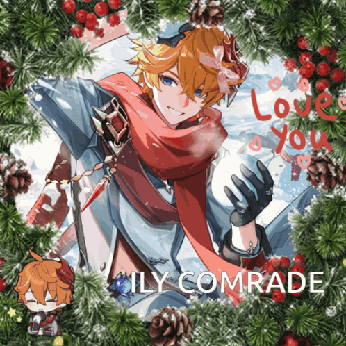 Boy With Name Ily Comrade GIF