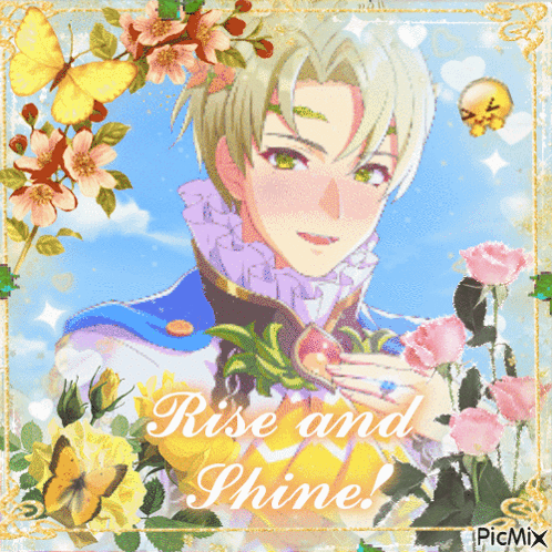 Boy With Rise And Shine GIF