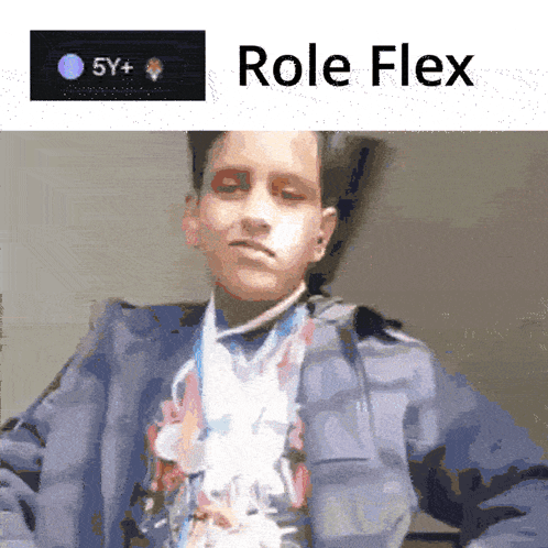 Boy With Role Flex GIF