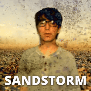 Boy With Sandstorm GIF