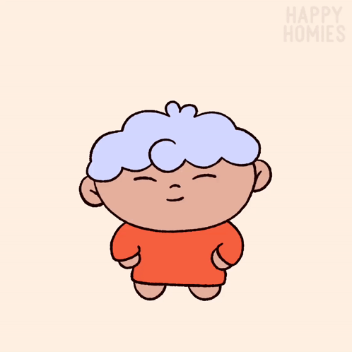 Boy With White Hair Happy Homies
