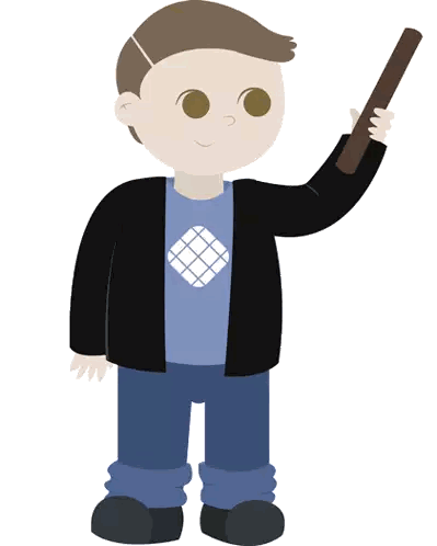 Boy With Wooden Stick