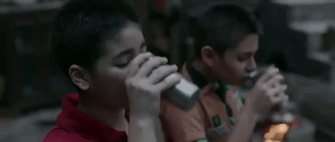 Boys Drinking Milk GIF