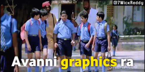 Boys In School Uniforms Walking Saying Avanni Graphics Ra GIF