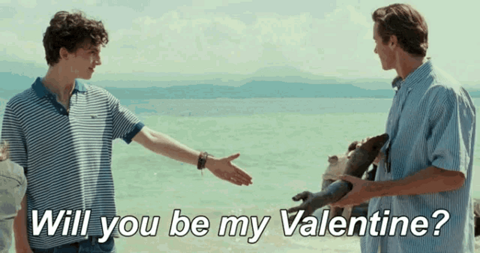 Boys Love Will You Be My Valentine GIF