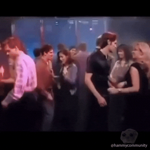 Boys With Sad Hamster Head Dancing GIF