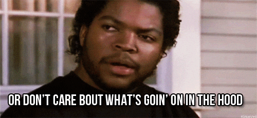 Boyz N The Hood Ice Cube I Don't Care GIF
