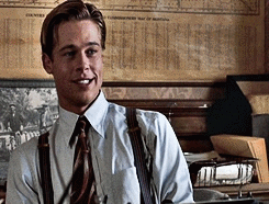 Brad Pitt Made It Through Monday GIF
