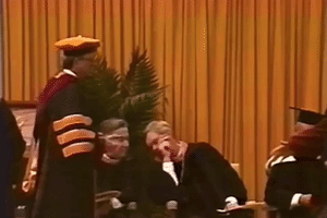 Brad Stevens At Graduation Ceremony GIF
