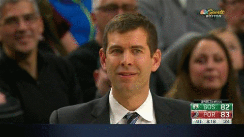 Brad Stevens Looking Confused GIF