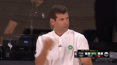 Brad Stevens Shaking His Hand GIF