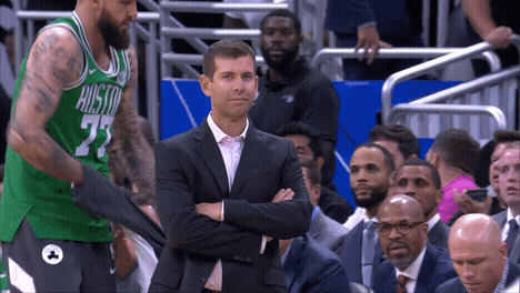 Brad Stevens Shaking His Head GIF