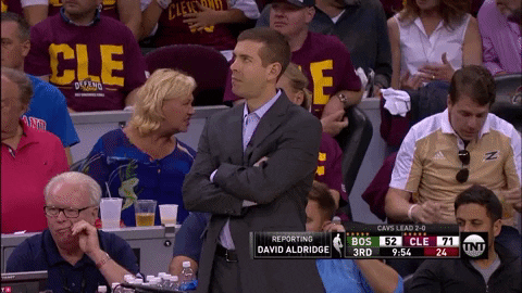 Brad Stevens Smiling Without Showing Teeth GIF
