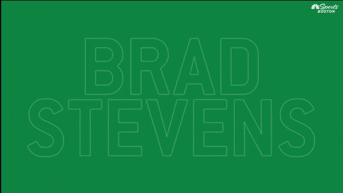 Brad Stevens Standing Sideways GIF