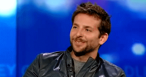 Bradley Cooper Yes Nod Interview GIF