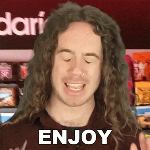 Bradley Hall Saying Enjoy GIF
