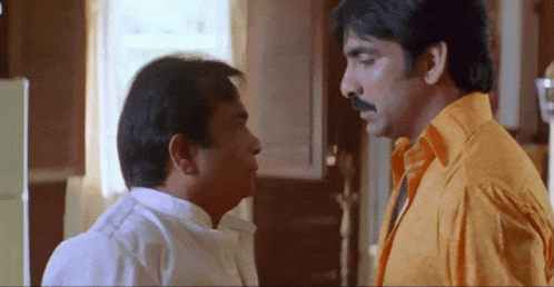 Brahmi Disappointed Look GIF