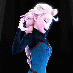 Braid Hair Elsa GIF