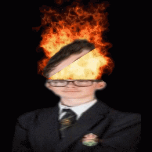 Brain Blast Man Wearing Black Suit GIF