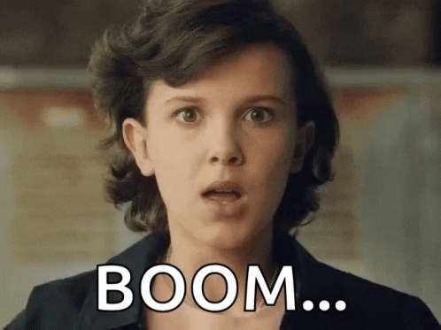 Brain Blast Millie Bobby Brown GIF