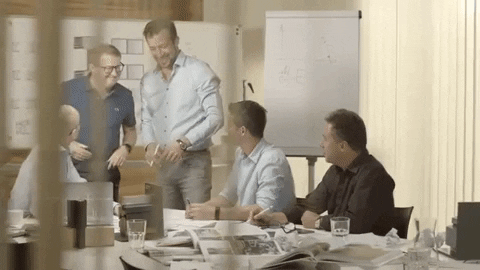 Brainstorming Team Inside The Room GIF