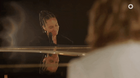 Brandi Carlile Singing With Alicia Keys GIF