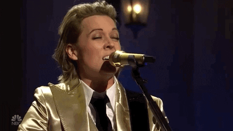 Brandi Carlile Singing With Closed Eyes GIF