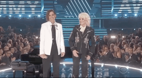 Brandi Carlile With Waiving Tanya Tucker GIF