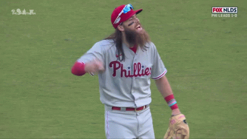 Brandon Marsh Chest Bump GIF