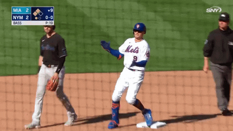 Brandon Nimmo Clapping For Victory GIF