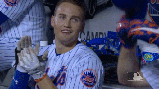 Brandon Nimmo Satisfied Clapping GIF