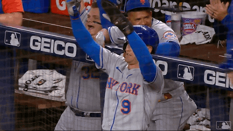 Brandon Nimmo Score For Team Clap GIF