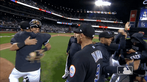 Brandon Nimmo With The Team GIF