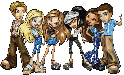 Bratz Dolls Standing Together