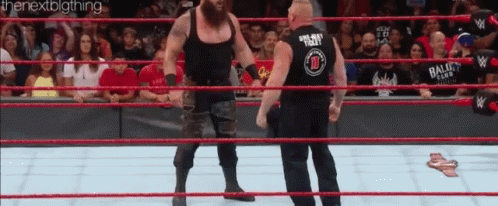 Braun Strowman Chokeslam Brock Lesnar GIF