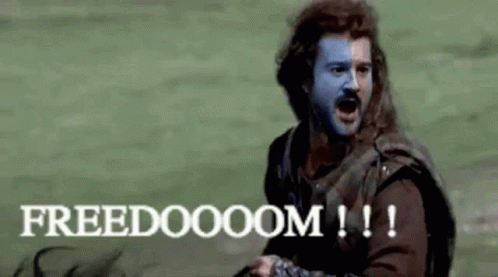 Braveheart Freedom Mel Gibson Face Swap GIF