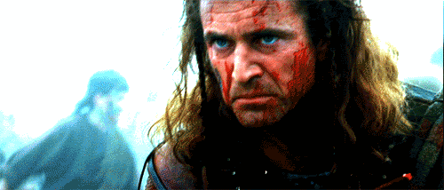 Braveheart Freedom Mel Gibson Fierce Emotion GIF