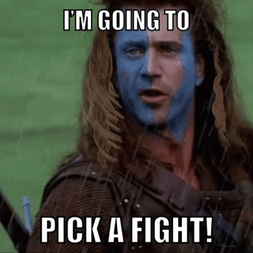 Braveheart Freedom William Wallace Pick A Fight GIF