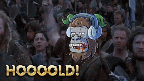Braveheart Hold By Gorilla Zombie GIF