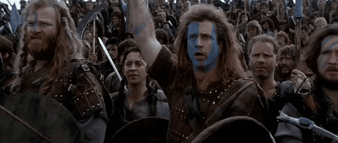 Braveheart Hold By Mel Gibson GIF | GIFDB.com